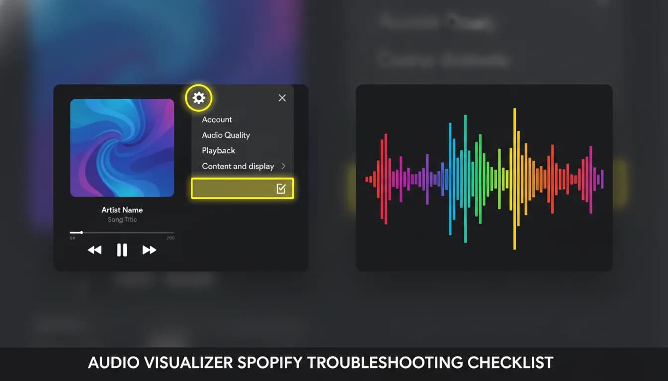 Audio Visualizer Spotify: Troubleshooting Checklist